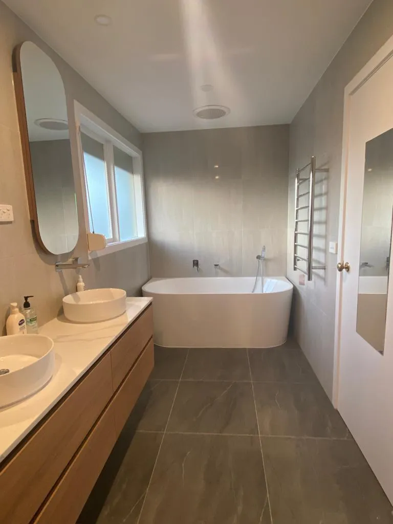Bathroom after renovation